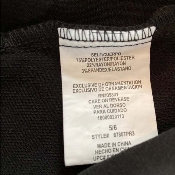 XOXO | Black Fit & Flare Skirt - Picture 4 of 5